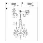 Подвесная люстра William 63129-5 Globo