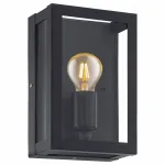 Накладной светильник Eglo Alamonte 1 94831 Цвет арматуры черный Цвет плафонов прозрачный от ImperiumLoft