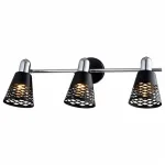 Спот TopLight Susan TL3760Y-03BC Цвет арматуры хром Цвет плафонов черный от ImperiumLoft