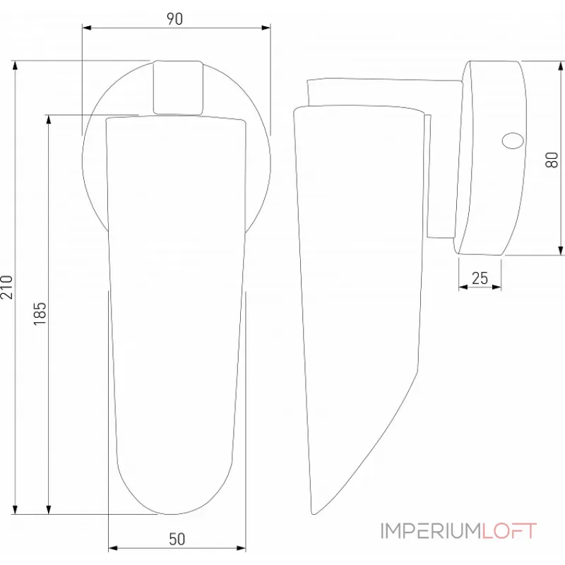 Бра Eurosvet Wing 40037/1 хром от ImperiumLoft Бра Eurosvet Wing 40037/1 хром от ImperiumLoft