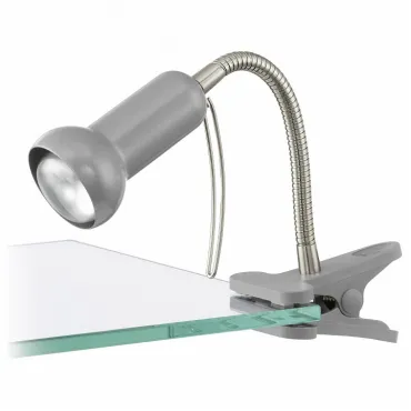 Настольная лампа офисная Eglo ПРОМО Fabio 81265 Цвет арматуры серебро Цвет плафонов серебро