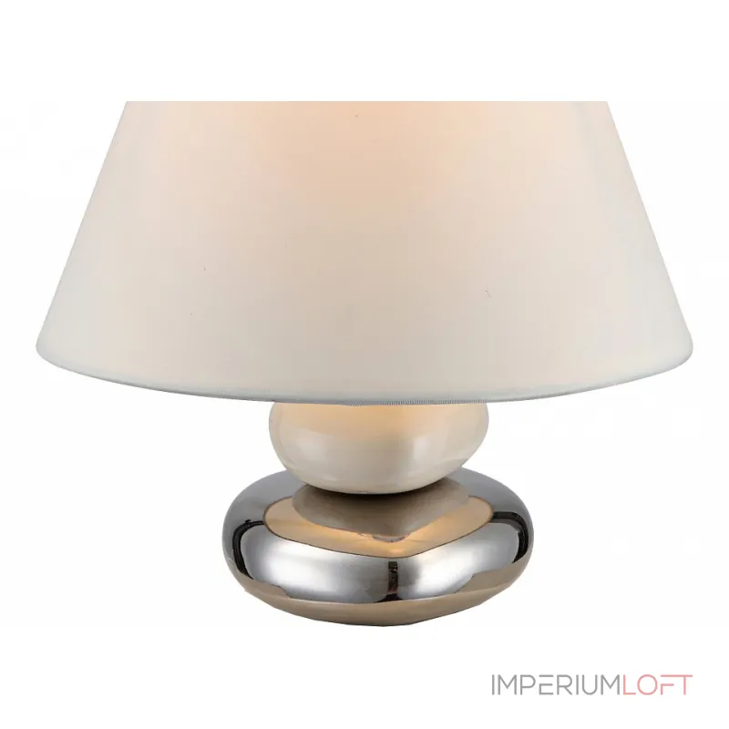 Настольная лампа декоративная Globo Travis 21686 Цвет арматуры хром Цвет плафонов кремовый от ImperiumLoft
