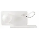 Бра с подсветкой Ideal Lux Book-2 BOOK-2 AP2 BIANCO Цвет арматуры белый Цвет плафонов прозрачный от ImperiumLoft