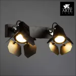 Спот Arte Lamp Cinema A3092AP-2BK Цвет арматуры хром Цвет плафонов черный от ImperiumLoft