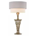 Настольная лампа декоративная Maytoni Lillian H311-11-G Цвет арматуры серебро Цвет плафонов серый от ImperiumLoft