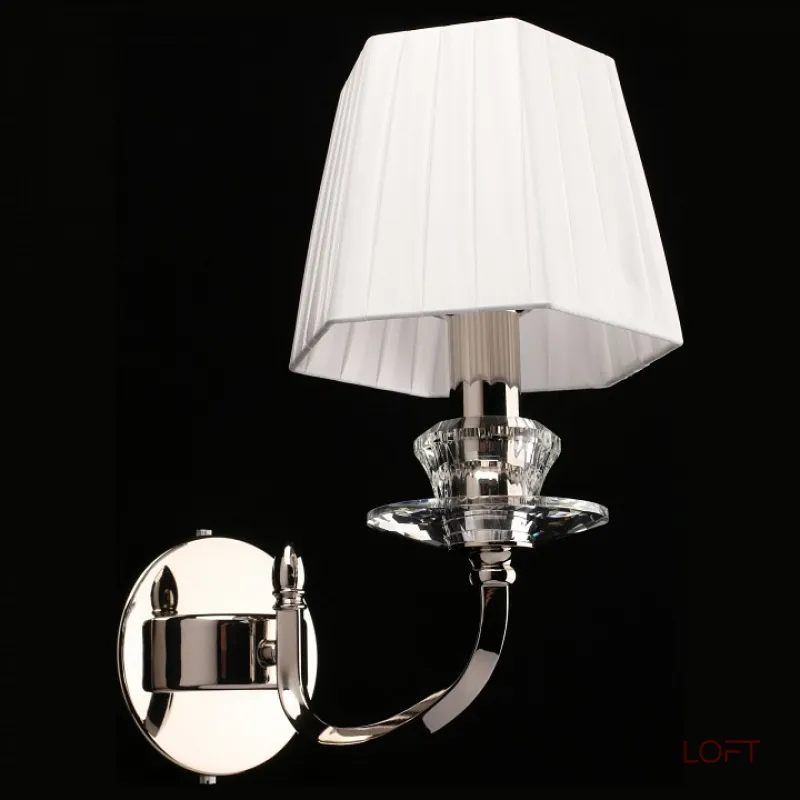 Бра Aployt Jula APL.707.01.01 Цвет арматуры хром Цвет плафонов белый от ImperiumLoft