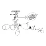 Потолочная люстра Mitis 63170-3 Globo