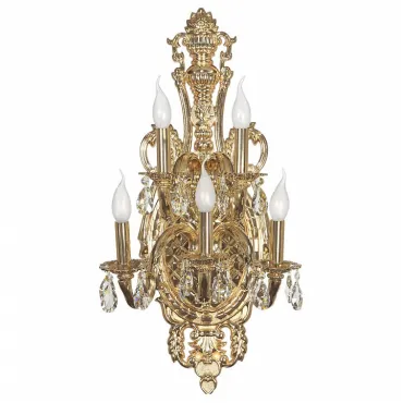 Бра Dio D’Arte Lido Lido E 2.1.5.600 G Цвет плафонов прозрачный Цвет арматуры золото