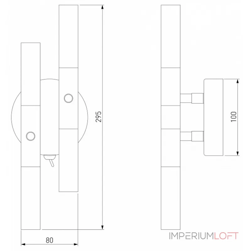 Бра Bogate's Bastone 346/4 (550/4) Цвет арматуры серый Цвет плафонов белый от ImperiumLoft Бра Bogate's Bastone 346/4 (550/4) Цвет арматуры серый Цвет плафонов белый от ImperiumLoft
