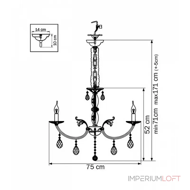 Подвесная люстра Lightstar Stregaro 694082 