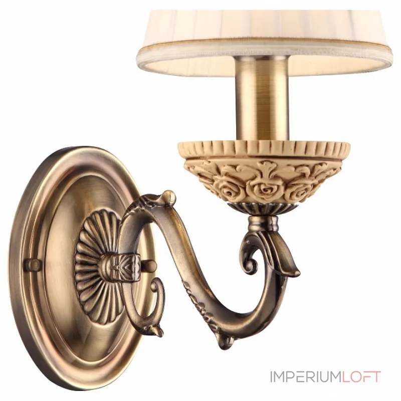 Бра Arte Lamp Cherish A9575AP-1AB Цвет арматуры бронза Цвет плафонов белый от ImperiumLoft Бра Arte Lamp Cherish A9575AP-1AB Цвет арматуры бронза Цвет плафонов белый от ImperiumLoft