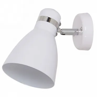 Спот Arte Lamp Mercoled A5049AP-1WH Цвет арматуры хром Цвет плафонов белый Спот Arte Lamp Mercoled A5049AP-1WH Цвет арматуры хром Цвет плафонов белый
