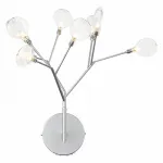 Бра ST-Luce Riccardo SL411.101.09 Цвет арматуры серебро Цвет плафонов прозрачный от ImperiumLoft