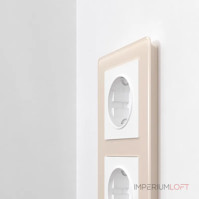 Рамка на 3 поста Werkel Acrylic айвори W0032743 от ImperiumLoft