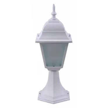 Наземный низкий светильник Arte Lamp Bremen A1014FN-1WH Цвет арматуры белый Цвет плафонов прозрачный