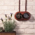 Выключатель на 4 положения двухклавишный без рамки Werkel коричневый Ретро W5620014 от ImperiumLoft