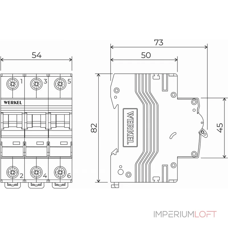Автоматический выключатель 3P Werkel Автоматические выключатели W903P636 от ImperiumLoft Автоматический выключатель 3P Werkel Автоматические выключатели W903P636 от ImperiumLoft