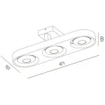 Светильник на штанге Donolux DL18697 DL18697/13WW-White от ImperiumLoft