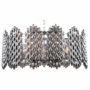 Подвесной светильник Stilfort Glazgo 1007/09/08P Цвет арматуры хром Цвет плафонов серый Подвесной светильник Stilfort Glazgo 1007/09/08P Цвет арматуры хром Цвет плафонов серый