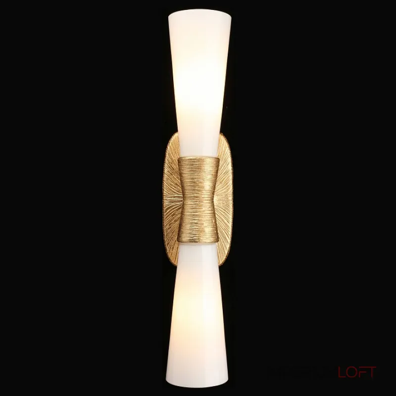 Бра Aployt Hloya APL.800.01.02 Цвет арматуры золото Цвет плафонов белый от ImperiumLoft