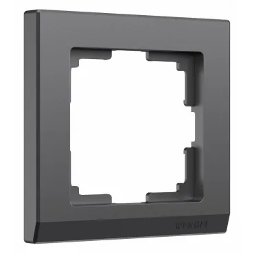 Рамка на 1 пост Werkel Stark графит матовый W0011864 Рамка на 1 пост Werkel Stark графит матовый W0011864