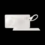 Бра с подсветкой Ideal Lux Book-2 BOOK-2 AP2 BIANCO Цвет арматуры белый Цвет плафонов прозрачный от ImperiumLoft