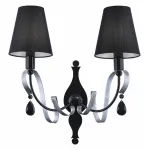 Бра Maytoni Intreccio ARM010-02-R Цвет арматуры черный Цвет плафонов черный от ImperiumLoft