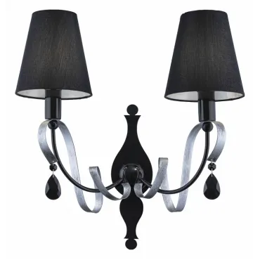 Бра Maytoni Intreccio ARM010-02-R Цвет арматуры чёрный Цвет плафонов чёрный