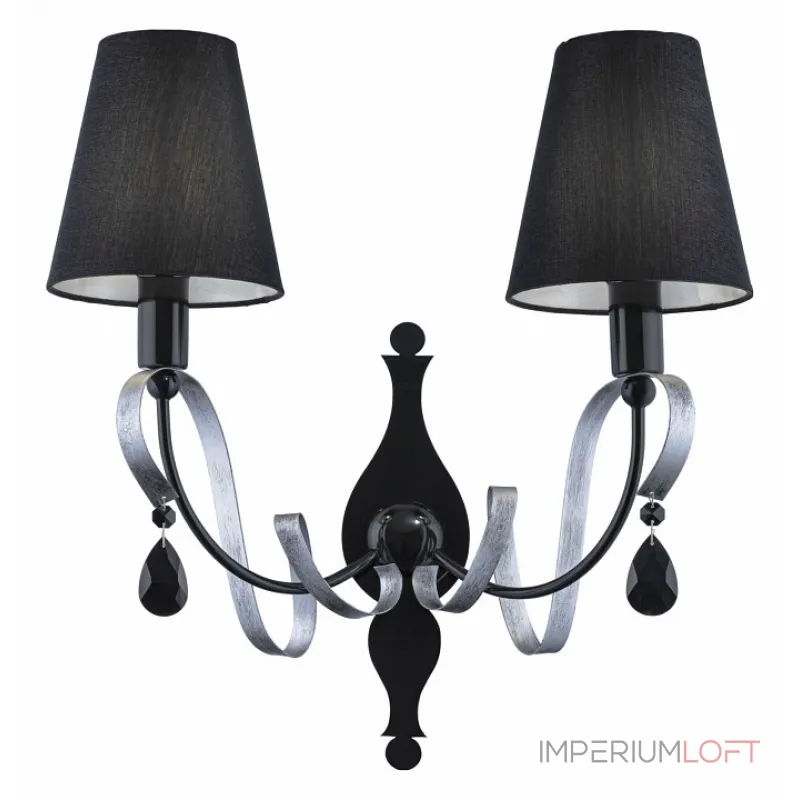 Бра Maytoni Intreccio ARM010-02-R Цвет арматуры черный Цвет плафонов черный от ImperiumLoft Бра Maytoni Intreccio ARM010-02-R Цвет арматуры черный Цвет плафонов черный от ImperiumLoft