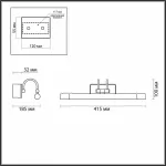 Подсветка для картины Odeon Light Revola 4908/5WL от ImperiumLoft