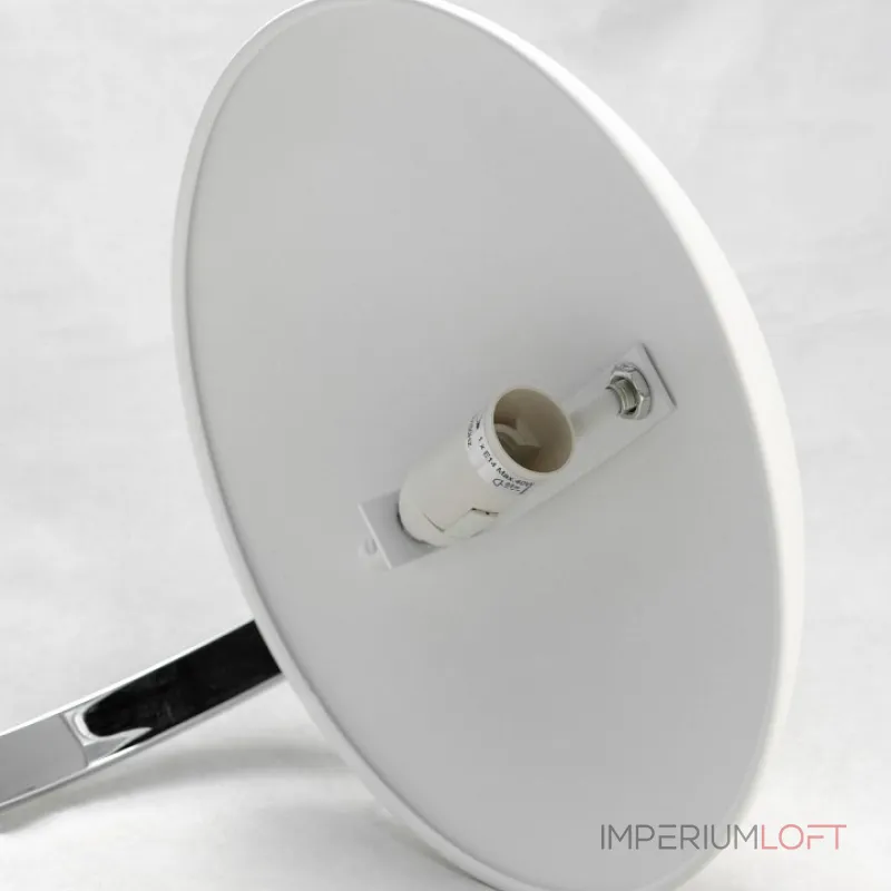 Настольная лампа декоративная LGO Falcon LSP-0558 Цвет арматуры хром Цвет плафонов белый от ImperiumLoft