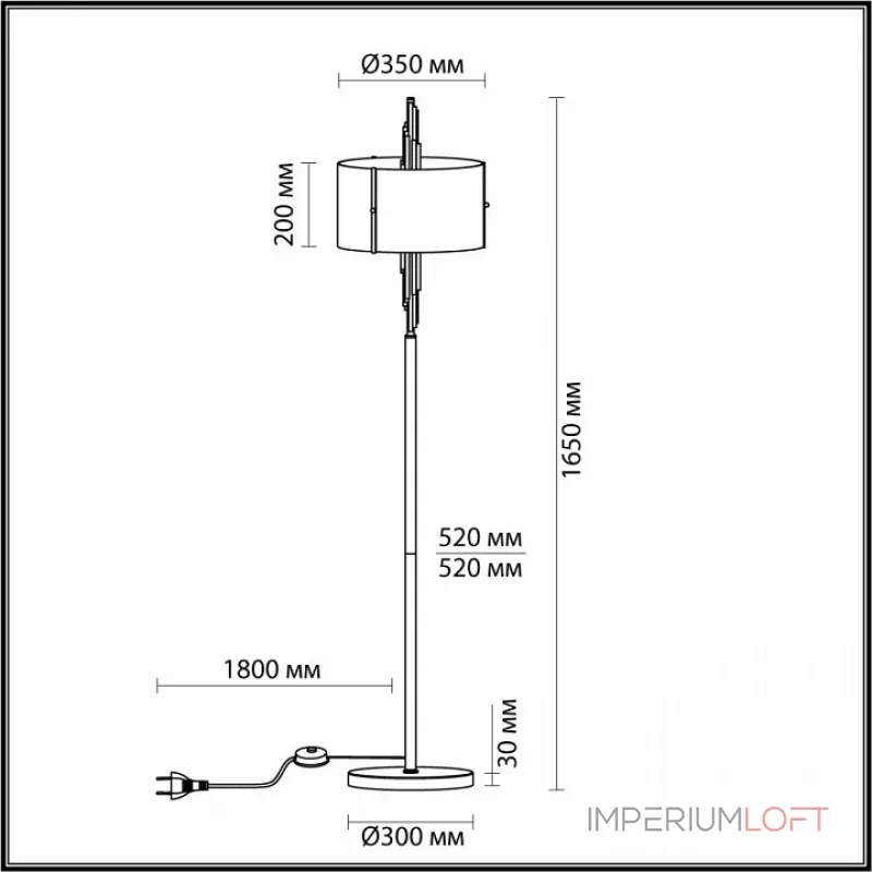 Торшер Odeon Light Margaret 5415/3F от ImperiumLoft Торшер Odeon Light Margaret 5415/3F от ImperiumLoft