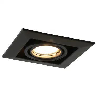 Встраиваемый светильник Arte Lamp A5941 A5941PL-1BK Цвет арматуры черный Цвет плафонов прозрачный