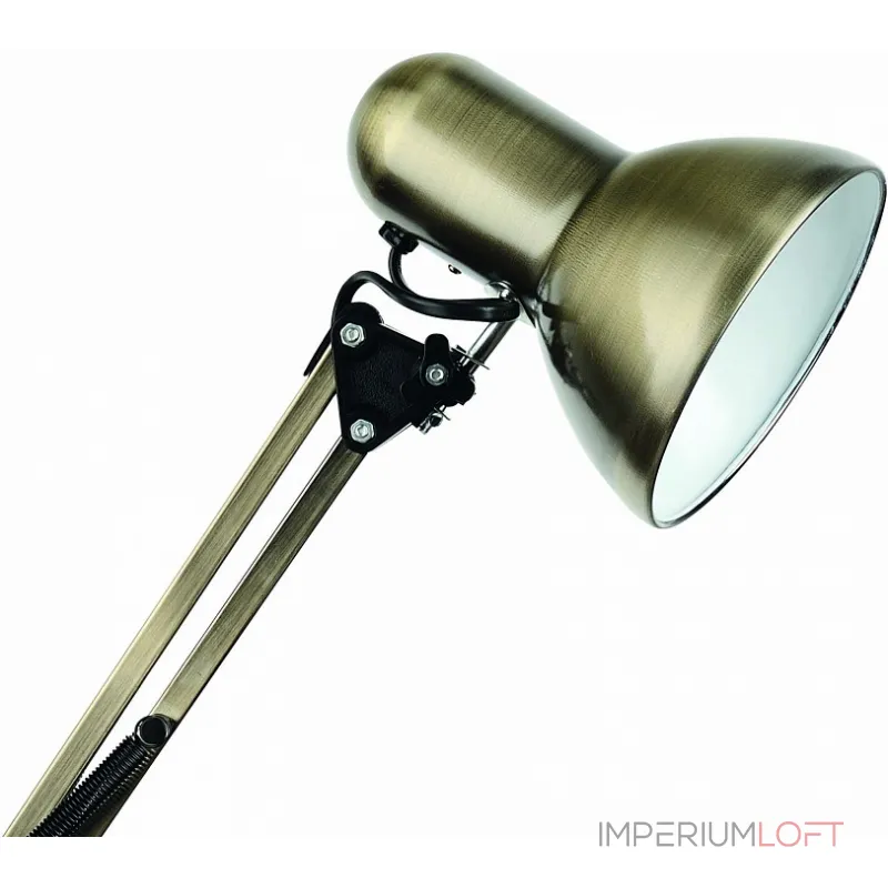 Настольная лампа офисная Arte Lamp Junior A1330LT-1AB Цвет арматуры бронза Цвет плафонов бронза от ImperiumLoft