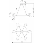 Подвесная люстра 70147/8