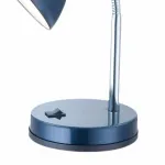 Настольная лампа офисная Globo Basic 2486 Цвет арматуры хром Цвет плафонов синий от ImperiumLoft