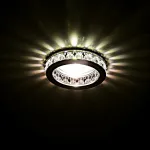 Встраиваемый светильник Lightstar Monilo 031704 Цвет арматуры хром Цвет плафонов прозрачный от ImperiumLoft