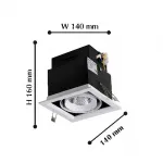 Встраиваемый светильник Favourite Flashled 1985-1C от ImperiumLoft