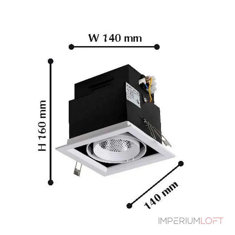 Встраиваемый светильник Favourite Flashled 1985-1C от ImperiumLoft
