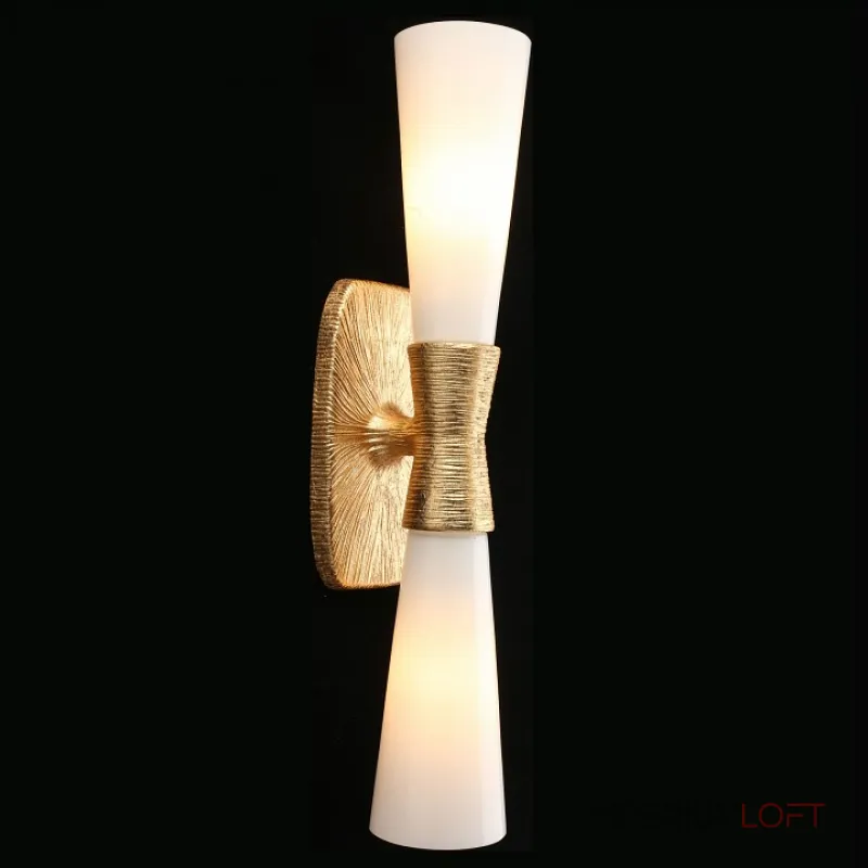 Бра Aployt Hloya APL.800.01.02 Цвет арматуры золото Цвет плафонов белый от ImperiumLoft