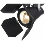 Спот Arte Lamp Cinema A3092AP-2BK Цвет арматуры хром Цвет плафонов черный от ImperiumLoft