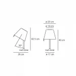 Настольная лампа декоративная Artemide 0710010A от ImperiumLoft