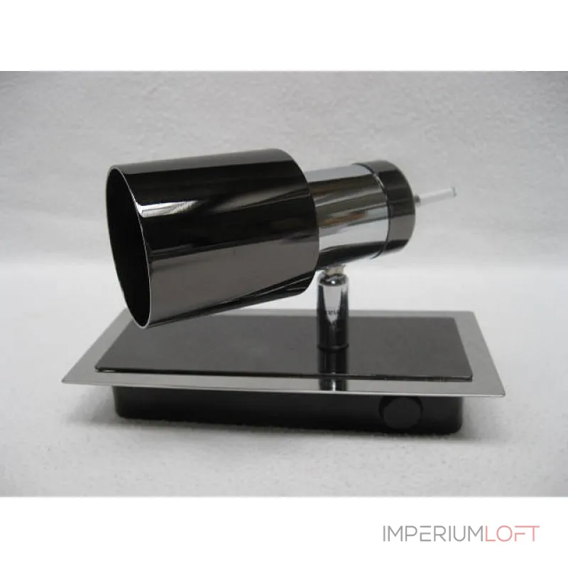 Бра Eglo Davida 1 30832 Цвет арматуры хром Цвет плафонов черный от ImperiumLoft