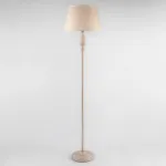 Торшер Eurosvet London 01081/1 белый с золотом Цвет арматуры золото Цвет плафонов кремовый от ImperiumLoft