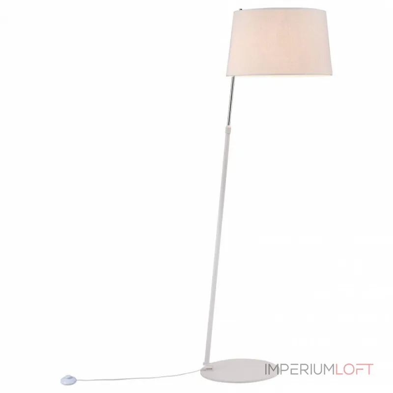 Торшер Maytoni Bergamo MOD613FL-01W Цвет арматуры хром Цвет плафонов белый от ImperiumLoft