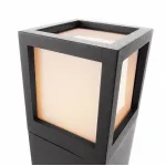 Наземный высокий светильник Deko-Light Facado A 733018 Цвет арматуры черный Цвет плафонов белый от ImperiumLoft