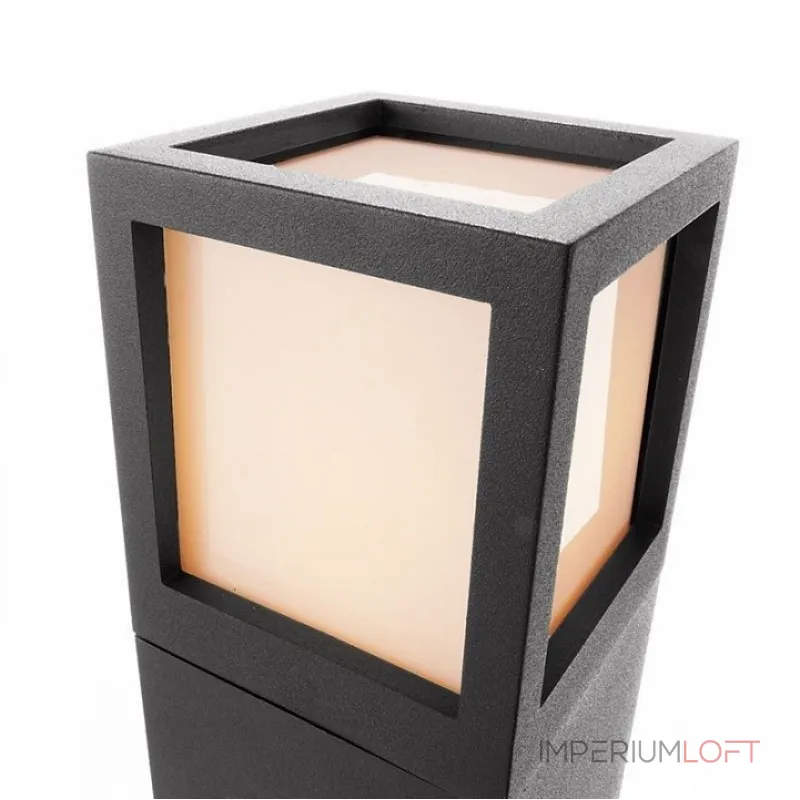 Наземный высокий светильник Deko-Light Facado A 733018 Цвет арматуры черный Цвет плафонов белый от ImperiumLoft