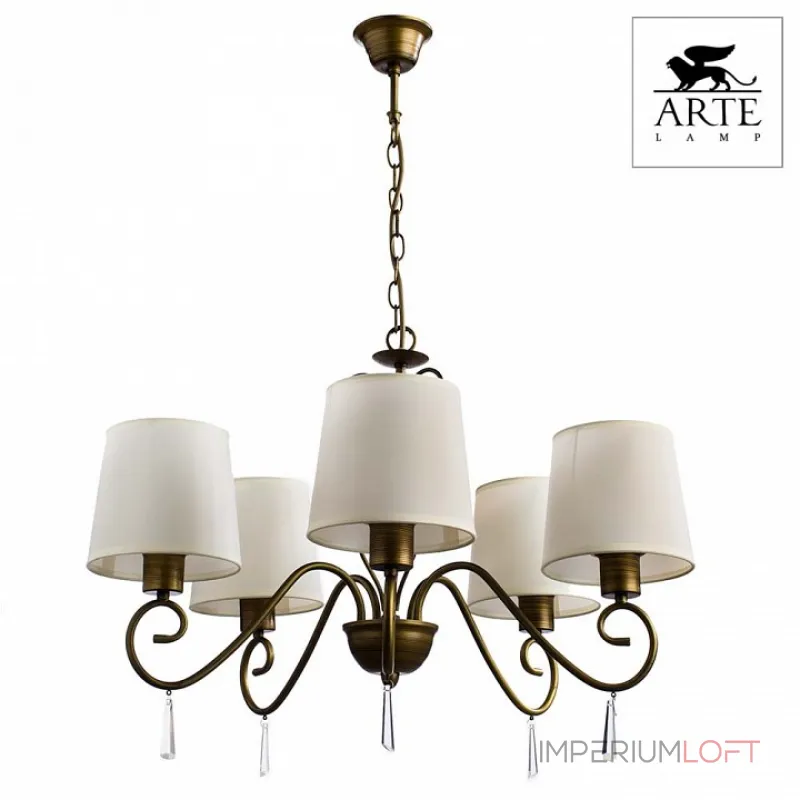 Подвесная люстра Arte Lamp Carolina A9239LM-5BR Подвесная люстра Arte Lamp Carolina A9239LM-5BR