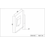 Встраиваемый светильник Favourite Nox 4047-1W от ImperiumLoft