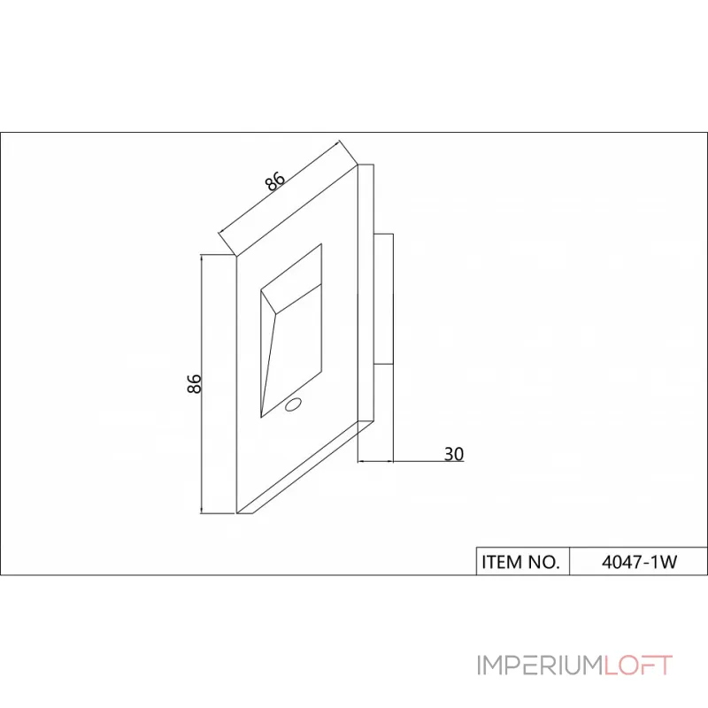 Встраиваемый светильник Favourite Nox 4047-1W от ImperiumLoft